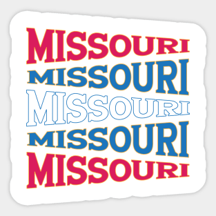 NATIONAL TEXT ART MISSOURI Sticker